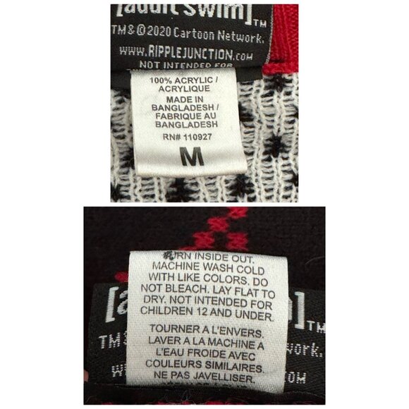 Rick and Morty Holiday Party Son of B I'm In Ugly Christmas Sweater Mens Sz M - Picture 5 of 6